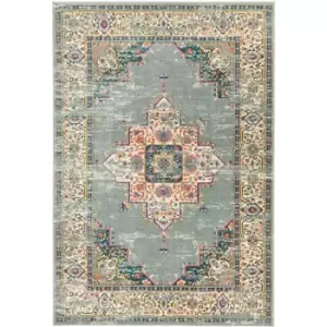 Image of Colt CL02 Medallion Grey 160cm x 230cm Rectangle - Grey