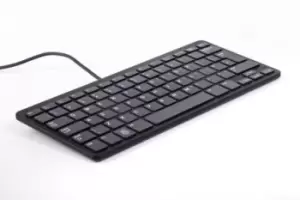 Image of Raspberry Pi Black, Grey QWERTZ (Germany) Keyboard