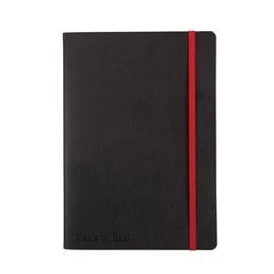 Image of Original Black n Red BLACK A6 Business Journal Soft Cover 90gsm Numbered Pages