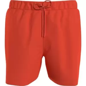 Image of Tommy Hilfiger Small Logo Swim Shorts - Orange