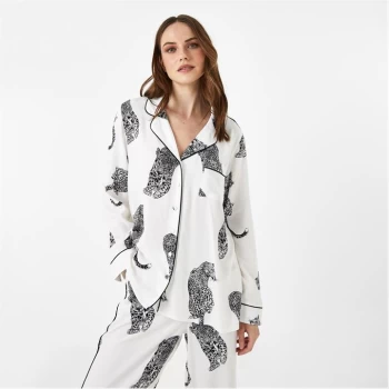 Image of Biba BIBA Embroidered Pocket Stripe Pyjama Set - Multi