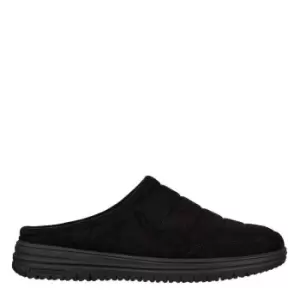 Image of Skechers Back Slip on Mule W Faux Fur - Black