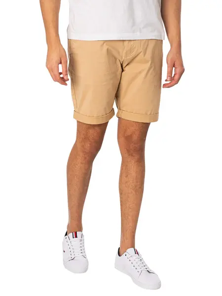 Image of Tommy Jeans Scanton Chino Shorts Tawny Sand 32W