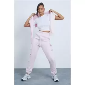 Image of I Saw It First Baby Pink 3 Pocket Cargo Joggers - Pink