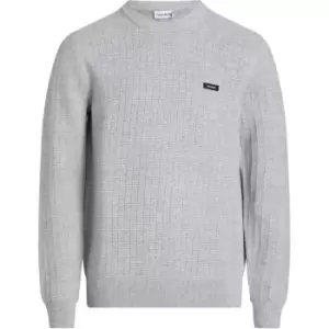 Image of Calvin Klein Structure Sweater - Grey