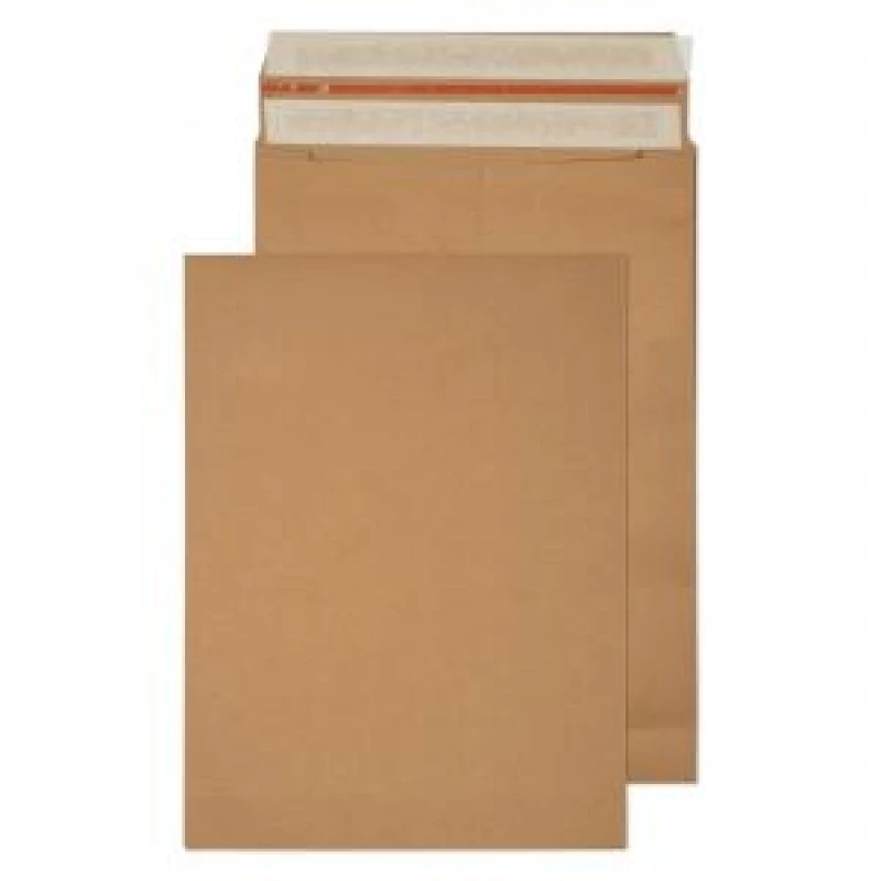 Image of Blake Blake Vita Kraft Mailing Bag Envelopes Peel and Seal Natural Brown 130gsm 430mm x 320mm x 80mm (Pack 100) - KBB165 KBB165