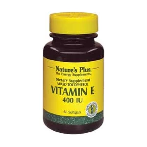 Image of Natures Plus Vitamin E 400 IU Mixed Tocopherol Softgels 60 Softgels