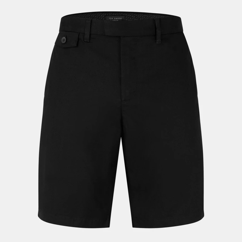 Image of Ted Baker Mens Alscot Chino Shorts Black male 2XL (6)