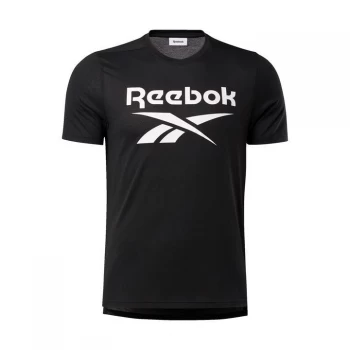 Image of Reebok Workout Ready Supremium Graphic Tee Mens - Black