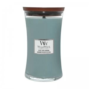 Image of WoodWick Blue Java Banana Large Jar Candle 609.5g