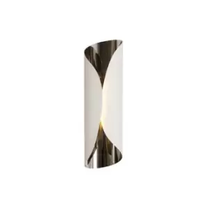 Image of Wall Lamp, 1 x 7W LED, 3000K, 700lm, Sand White, Polished Chrome - Luminosa Lighting