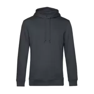Image of B&C Mens Organic Hooded Sweater (M) (Asphalt)