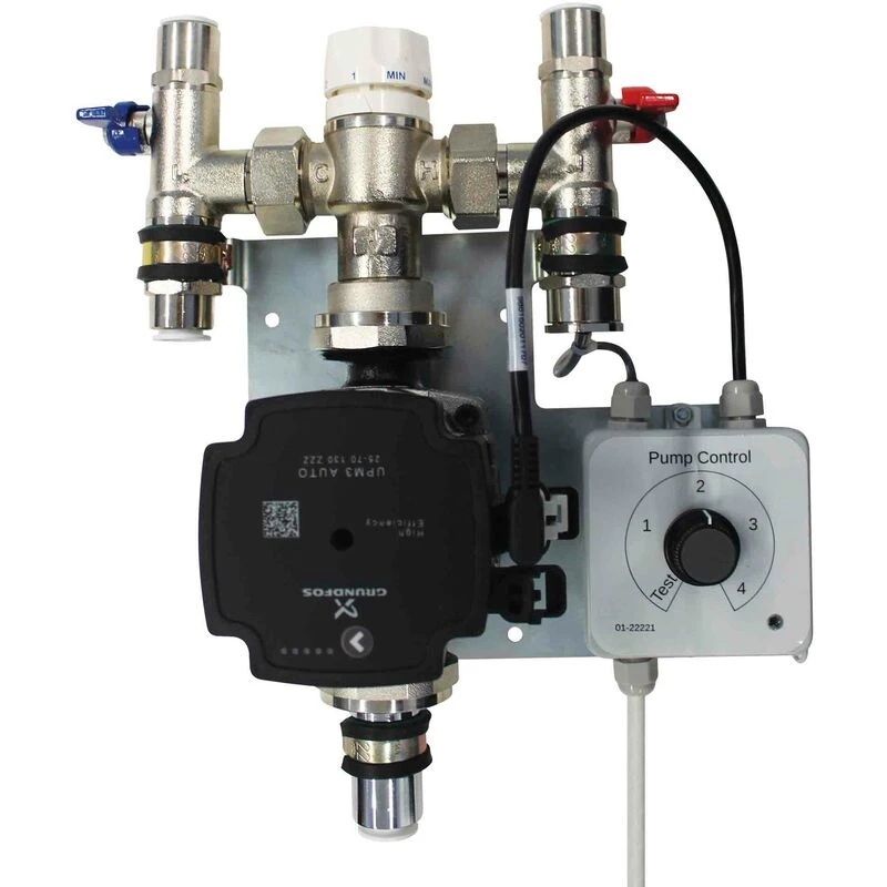 Image of John Guest Roompack/3 Underfloor Heating Single Room Control Unit Black