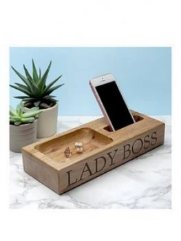 Image of Treat Republic Personalised Oak Technology Stand