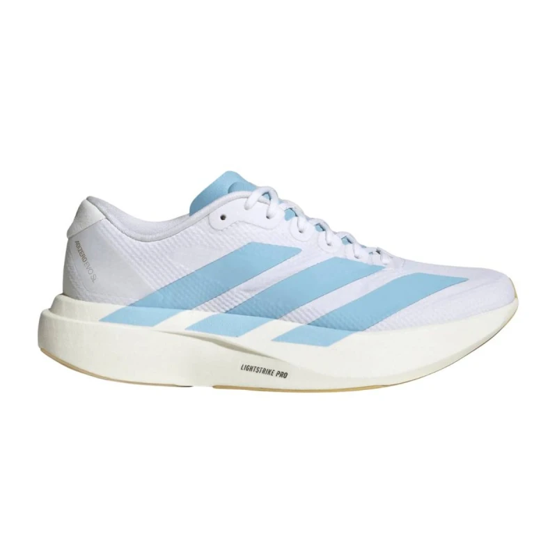 Image of Adidas Adizero Evo SL Woven White Blue SS26 Women, Size UK 8