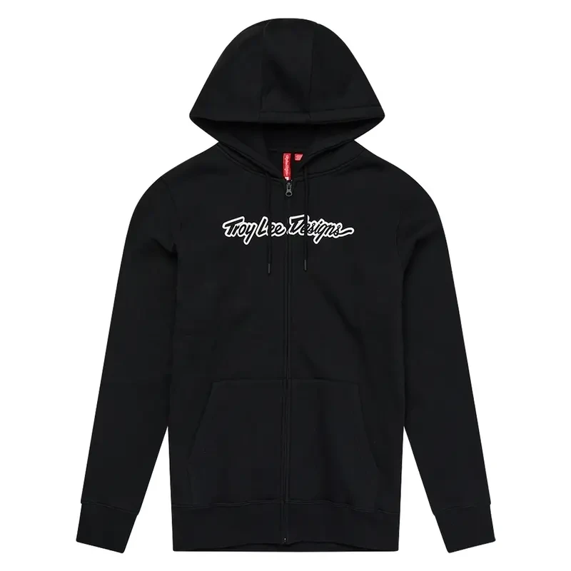 Image of Zip-up hoodie Troy Lee Designs Signature Noir Male L