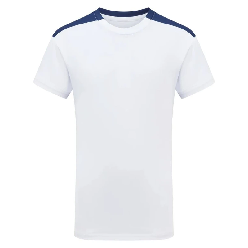 Image of TriDri Performance Contrast T-Shirt in Off-White Size: 12-13 Years Off-White Unisex 12-13 Years