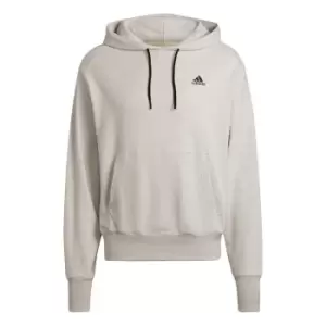 Image of adidas Botanically Dyed Hoodie (Gender Neutral) Unisex - White