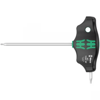 Image of Wera 05023372001 467 TORX HF T-Handle Screwdriver - HF TX 15 x 100mm