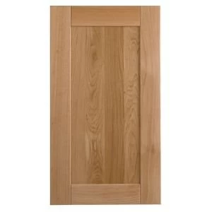 Image of Cooke Lewis Chesterton Solid Oak Tall standard door W500mm