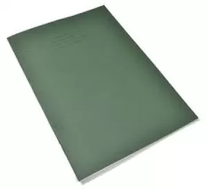 Image of Rhino A4 Plus Exercise Book Dark Green Ruled 80 page (Pack 50)...
