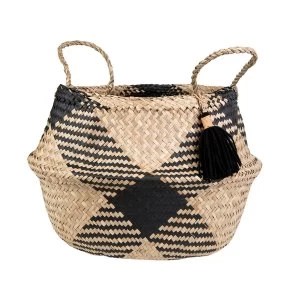 Image of Sass & Belle Black Tribal Tassel Basket