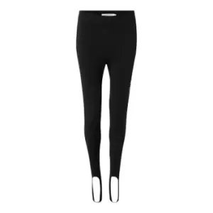 Image of Calvin Klein Jeans Label Stirrup Leggings - Black