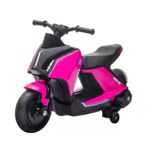 Image of Reiten Kids Electric Motorcycle Ride-On Toy with 6V Battery Power - Pink