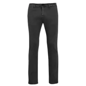 Image of SOLS Mens Jules Chino Trousers (36) (Charcoal)