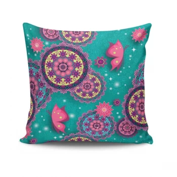 Image of NKRLNT-047 - No Filling Multicolor Cushion Cover