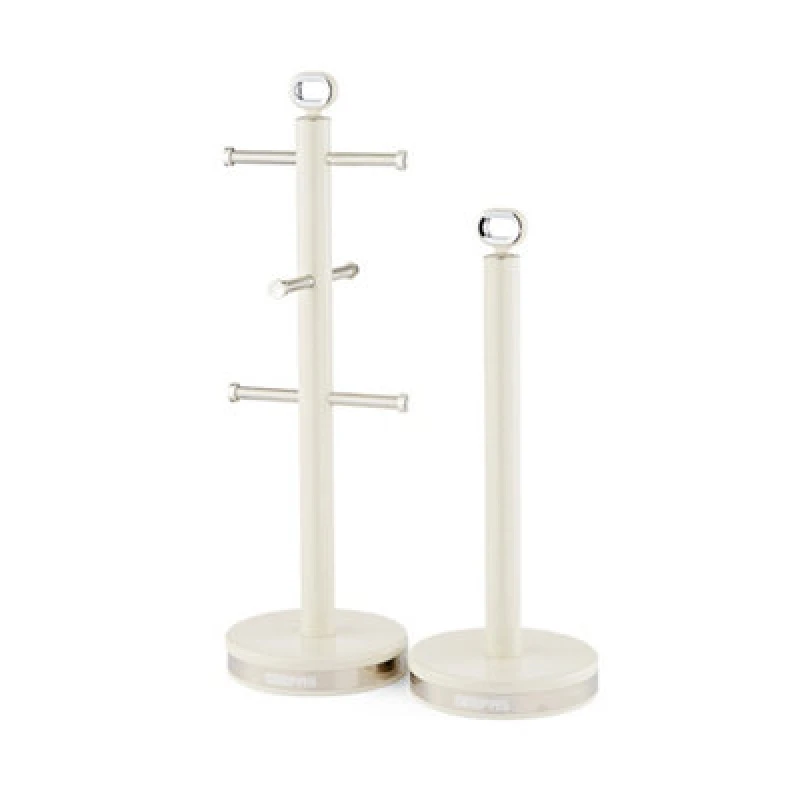 Image of Geepas Mug Tree And Towel Pole Set, Cream