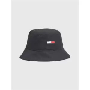 Image of Tommy Jeans Flag Bucket Hat - Black