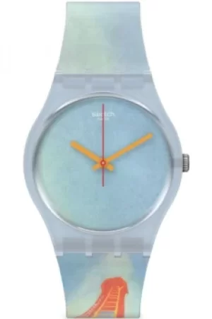 Image of Swatch Eiffel Tower Pompidou Watch GZ357