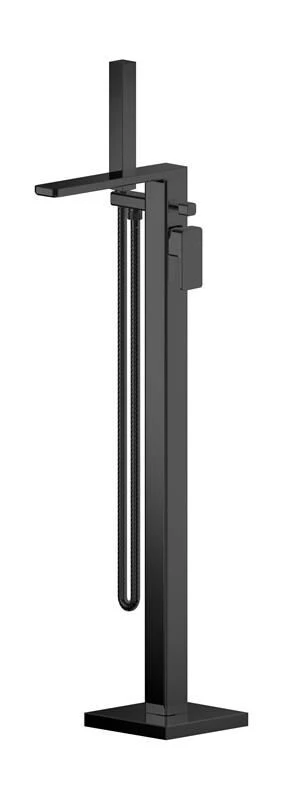 Image of Balterley Freestanding Square Bath Shower Mixer Tap Matt Black unisex