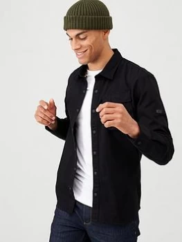 Image of Barbour International Contact Overshirt - Black