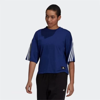 Image of adidas Sportswear Future Icons 3-Stripes T-Shirt W - Victory Blue