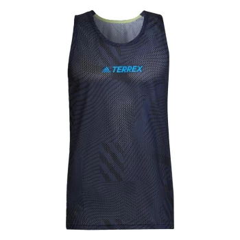 Image of adidas Terrex Agravic Tank Top Mens - Blue