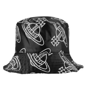 Image of Vivienne Westwood Aop Bucket Hat - Black