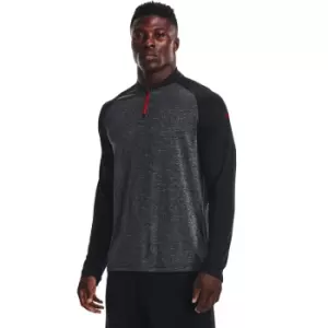 Image of Under Armour Tech 2.0 Novelty 1/4 Zip Black Long-Sleeves L