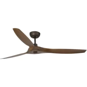 Image of Faro Morea Ceiling Fan 152cm Brown 3 Blades