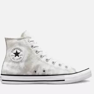 Image of Converse Mens Chuck Taylor All Star Dip Dye Printed Hi-Top Trainers - Desert Sand/White/Black - UK 8