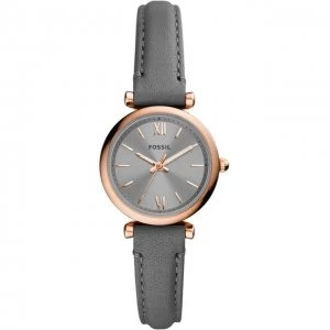 Image of Fossil Grey 'Carlie Mini' Dress Watch - ES5068