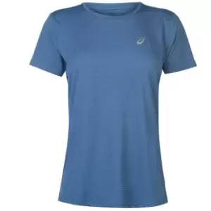 Image of Asics Womens Core SS Running Top - Blue