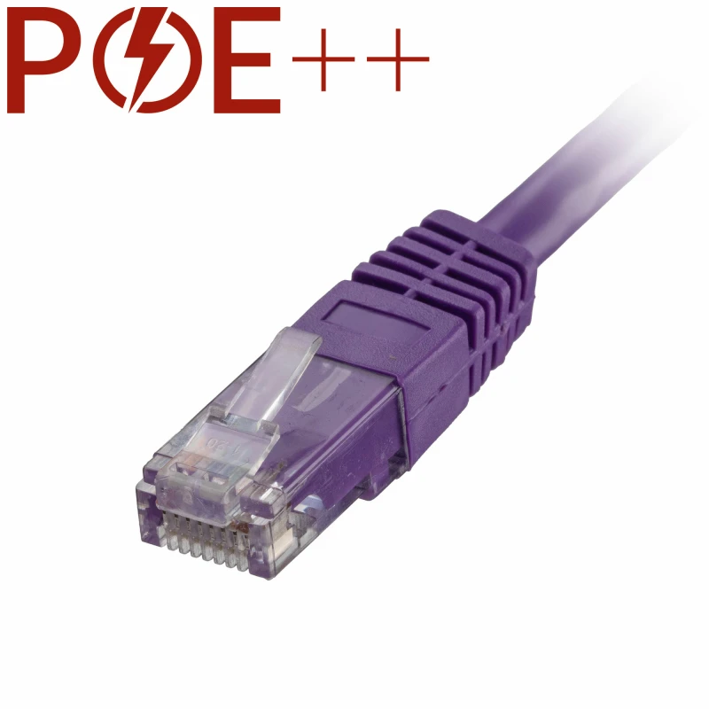 Image of Cablenet 2m Cat6 RJ45 Violet U/UTP PVC 24AWG Flush Moulded Booted Patc