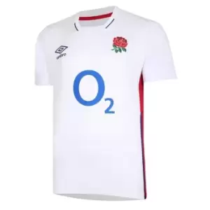 Image of Umbro England Home Rugby Shirt 2021 2022 - White