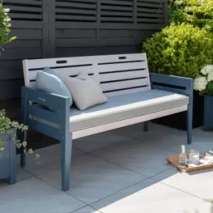 Image of Galaxy Three Seater Bench Grey