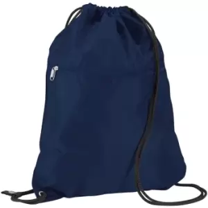 Image of Premium Gymsac Over Shoulder Bag - 14 Litres (Pack of 2) (One Size) (French Navy) - Quadra