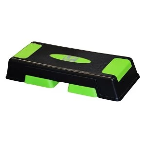 Image of Urban Fitness Adjustable Aerobic Step Charcoal/Green