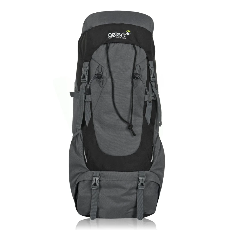 Image of Gelert Shadow 60L Rucksack Charcoal/Black unisex One Size