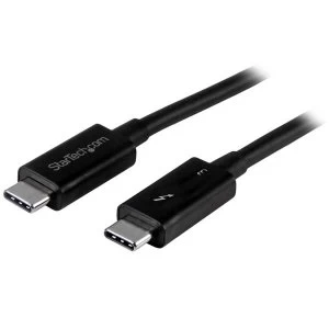 Image of StarTech 0.5m Thunderbolt 3 (40Gbps) USB-C Cable Thunderbolt and USB Compatible